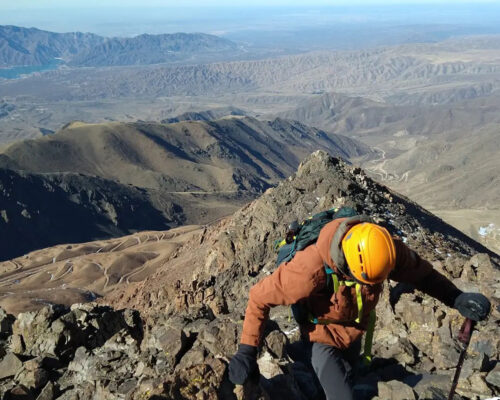 Ascent to Cerro San Bernardo